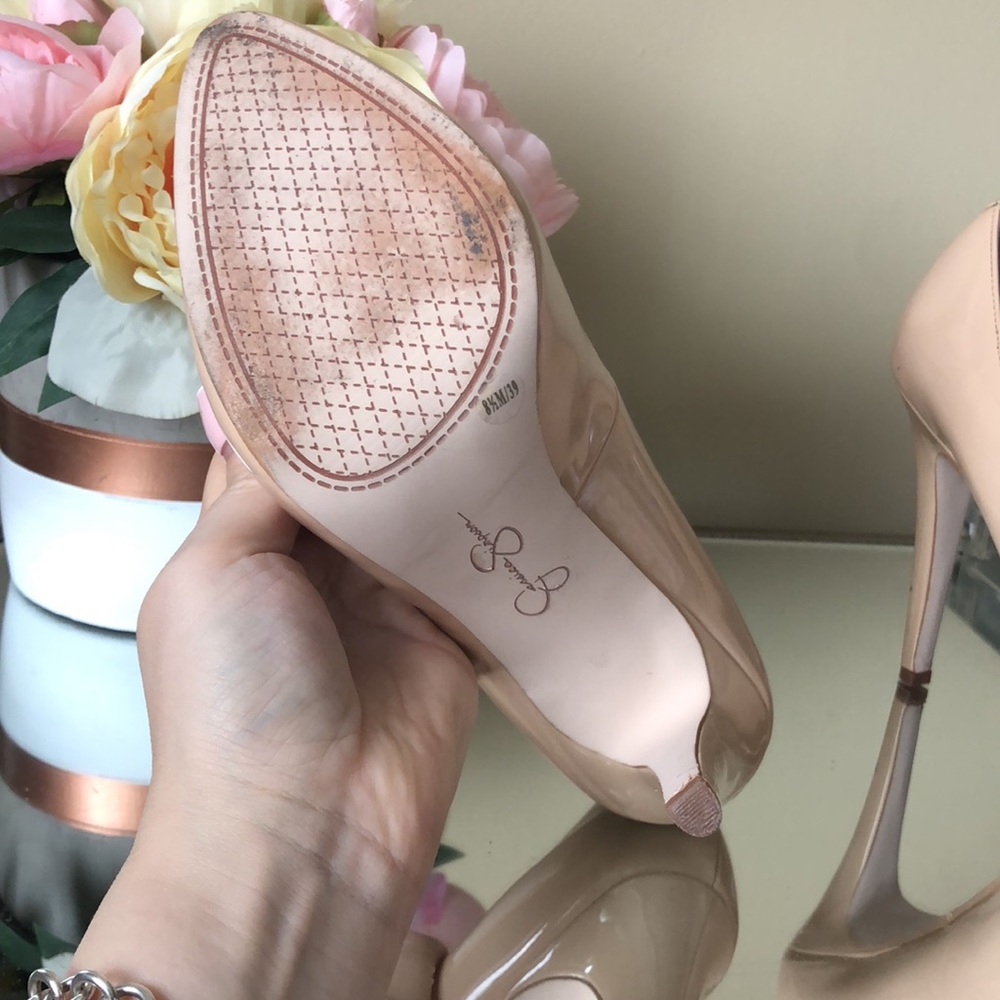 Jessica Simpson Parisah Patent Platform Stiletto Pumps - Picture 5 of 6